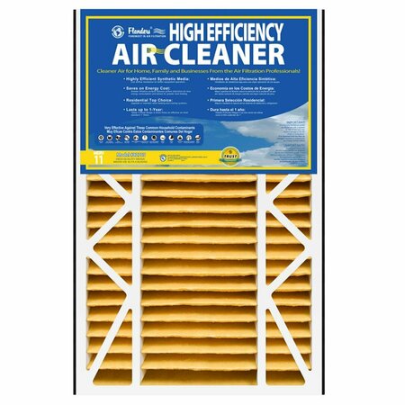 PROTECTIONPRO Pleated Air Filter, 25 x 16 x 5 in. PR3334627